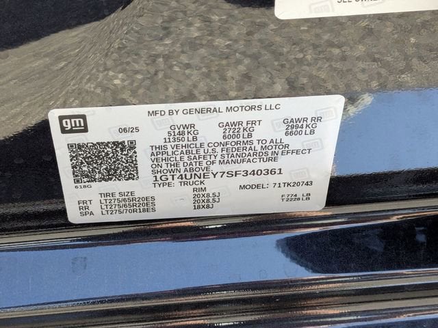 2025 GMC Sierra 2500HD SLT