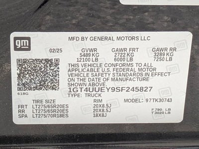 2025 GMC Sierra 3500 HD SLT