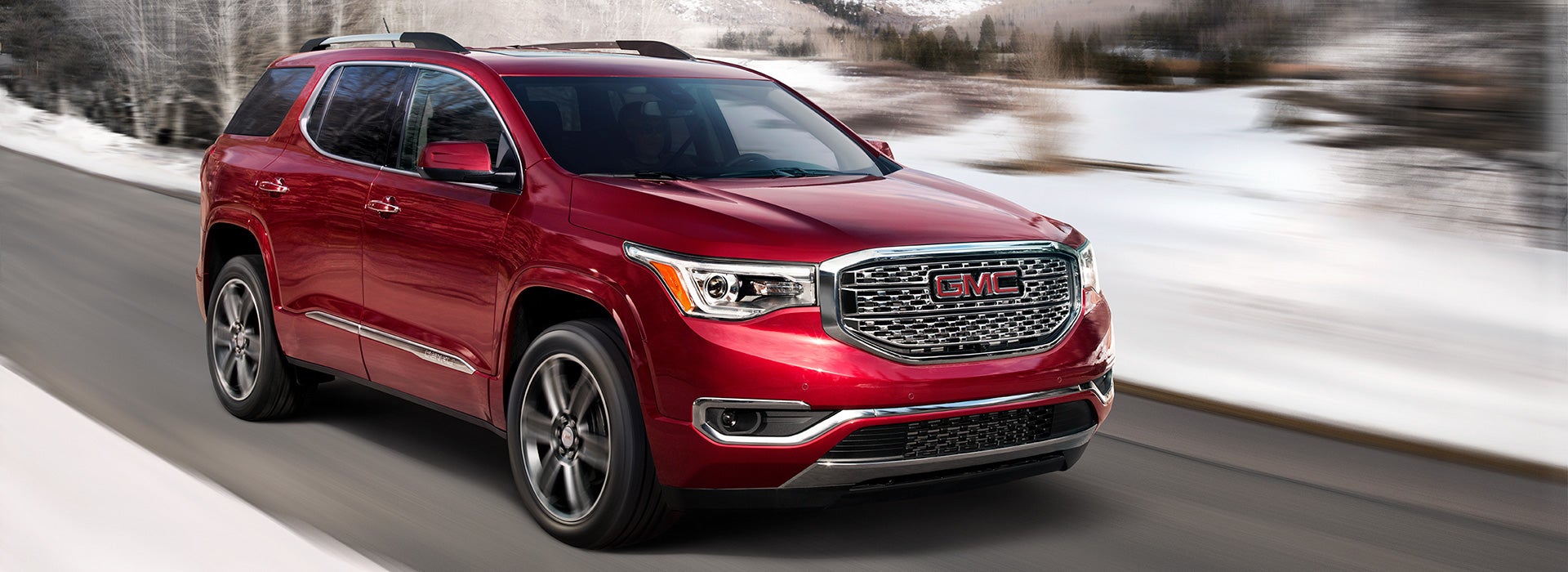 GMC Acadia desert drive