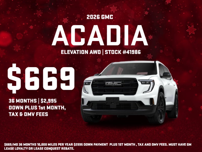 2026 GMC Acadia