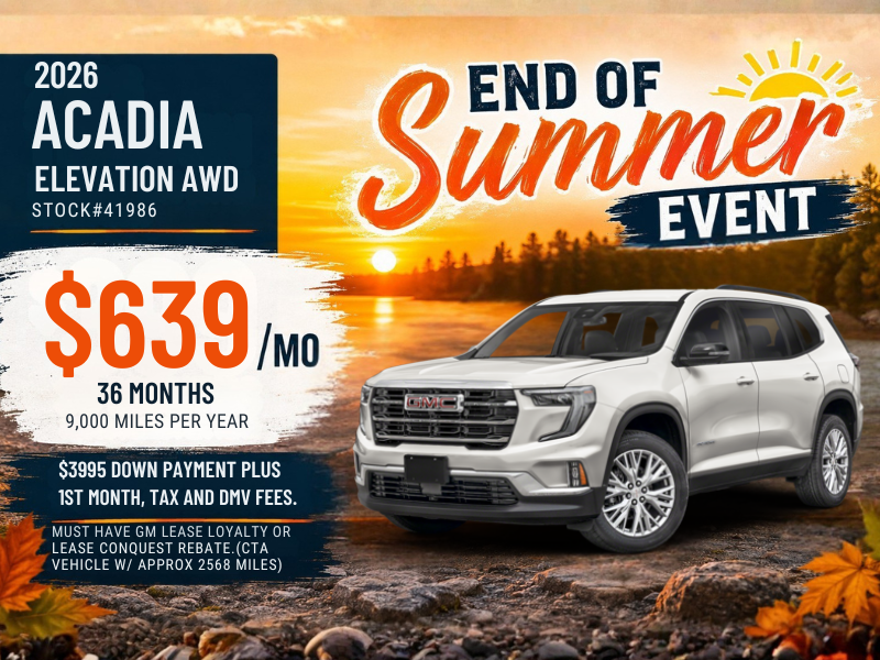 2026 GMC Acadia Elevation